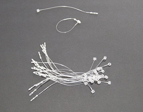 1000St. 90mm Sicherheitsfäden Loop Pins Loop Lock für Etiketten Loop Ring Fäden Faden Preisschild Preisträger