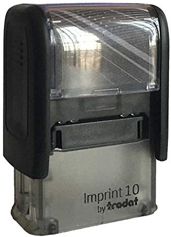 Timbro Autoinchiostrante con testo PAGATO Imprint 10 - mm. 26X10