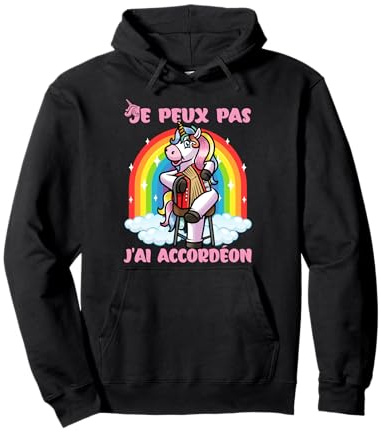 Je Peux Pas J'ai Accordéon Accordéoniste Accordeon Sweat à Capuche