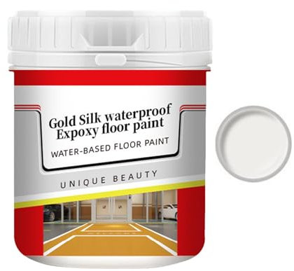 Nuyhgtr Epoxy-golvfärg, vattenbaserad epoxifärg, halkfri epoxifärg, interiör golvfärg, yttre epoxifärg, golvtätning, epoxi, vattenblockerande epoxi, för bostadsvägar