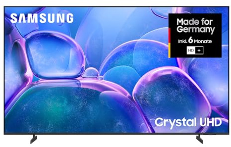 Samsung Crystal UHD 4K U7099F 85 Zoll (214 cm) LED Fernseher, Crystal Prozessor 4K, MetalStream Design, SmartThings, Knox Security, Gaming Hub, AI Upscaling, Kostenlose Inhalte, Smart AI TV