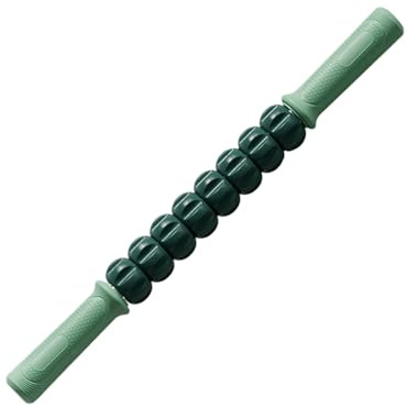 Qkbuza Bastone da massaggio rilassante portatile multifunzionale per fascia, rullo per gambe muscolari, per corsa, escursionismo, passeggiate, sport, allenamento, calcio, squat, palestra, camera da