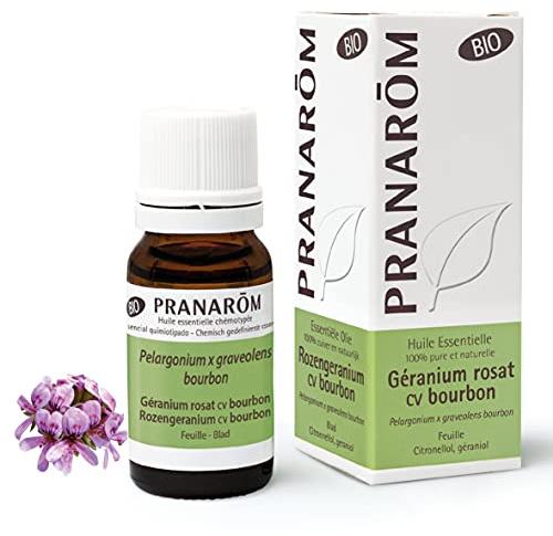 PRANAROM - Geranio Bourbon Bio - Aceite Esencial - AEQT - 10ml