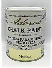 Adoral - Chalk Paint Pintura para muebles Efecto Tiza 125 ml Mostaza