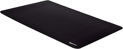 Amazon Basics Großes erweitertes Computer-Mauspad, rechteckig, 42,4 x 90,7 cm, Schwarz