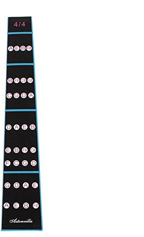 Violine Griffbrett Aufkleber, abnehmbare 4/4 Violine Finger Position Marker Geige Griffbrett Aufkleber Indikator für Anfänger Praxis