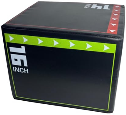 Jumping Box – Scatola per saltare pliometrica antiscivolo, antiurto, per esercizi di fitness a casa, attrezzo per allenamento di salto, resistente all'usura, per casa e palestra