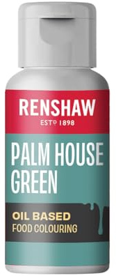 Renshaw Oil Based Food Colouring, Palm House Green, Perfect for Cakes and Decorations, 20 g (Pack of 1)