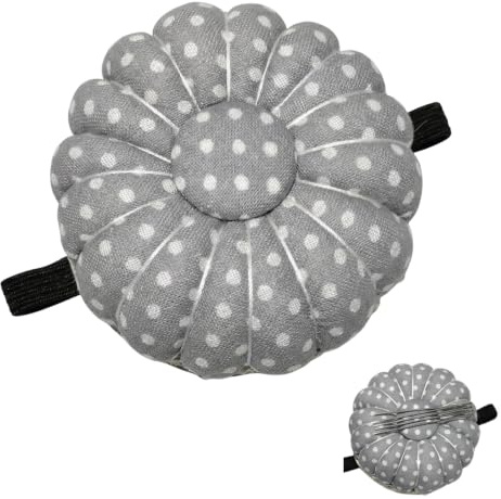 Magnetic Pin Cushion for Wrist, Pin Cushion,Pin Cushions for Sewing,16g Wearable Sewing Pin Holder and Magnetic Needle Catcher with Elastic Strap for Quilters, Tailors and Crafts
