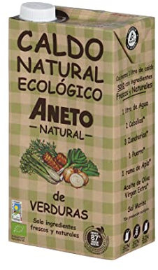 Aneto Natural Caldo Ecológico de Verduras 1L