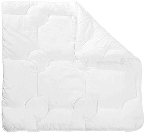 ZOLLNER Kinderbettdecke, 80x80 cm, Mikrofaser, allergikergeeignet, Kochfest