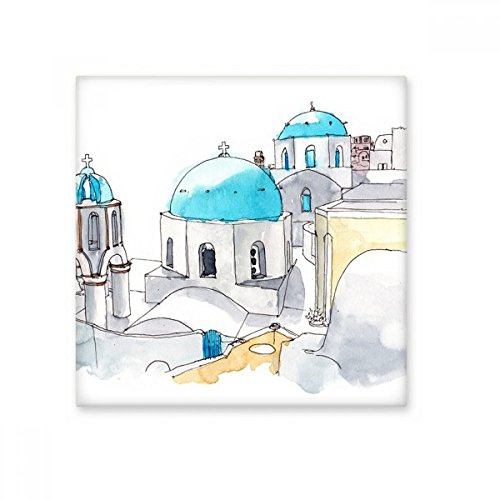 Imerovigli Village en Santorin Grèce en céramique Bisque carrelage de salle de bain Décor de cuisine Carreaux de céramique murale Carreaux, sku00373568f22662-M