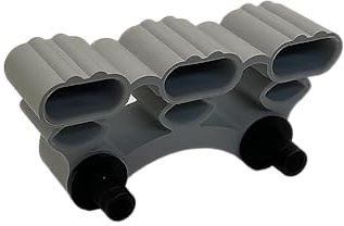 återkopplingsdynor ribbotten – 4 lock + 8 bultar | ersättning och eftermontering | 25 x 37 x 10,5 mm | Art. 0125