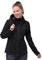 33,000ft Damen Softshelljacke Wasserdichte Winddichte Funktionsjacke Atmungsaktive Übergangsjacke Leichte Fahhradjacke mit Kapuze Windbreaker zum Laufen, Radfahren, Wandern，Schwarz 38