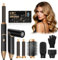 5 in 1 Professional Air Styler,Hair Dryer Brush Multifunctional Hair Styler, High-Speed Negative Ionic Hair Dryer Brush for Straightening Volumizing No Heat Damage (Black)