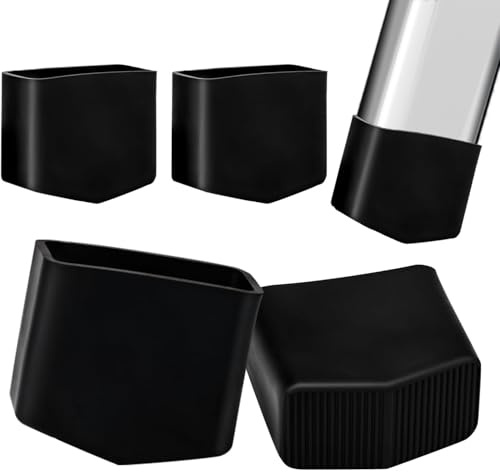 Patas de Escalera Patas de Goma para Escaleras Tacos Escalera 40 x 20 mm Pies de Escalera de Goma Pies de Goma para Escaleras Universales Antideslizante 4Pcs (4Pcs)