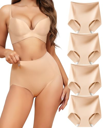Levao Culotte Gainante Femme Ventre Plat Taille Haute Invisibles Slips