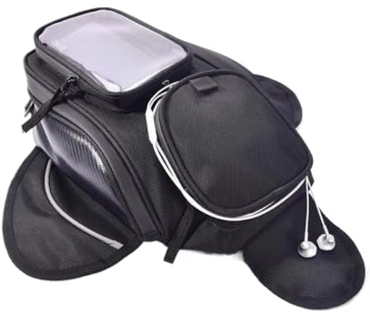 Bolsa Lateral Moto Bolsa Combustible Universal Motocicleta Tanque Navegación Teléfono Móvil Paquete Depósito Aceite Pequeño Multifuncional Mochila Para Herramientas