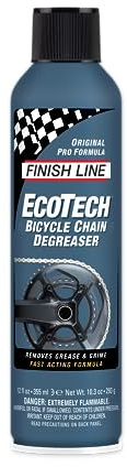 Finish Line EcoTech Bike Chain Degreaser Aerosol Spray, 12-Ounce