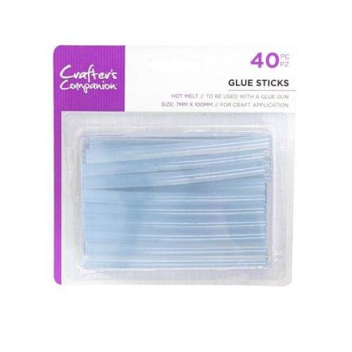 Crafter's Companion Sticks Refills for Hot Glue Gun for Crafting Projects-Pack of 40, One Size
