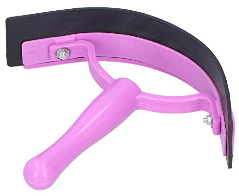 Limpieza de caballos Cepillo de peine para caballos Raspado de sudor de caballo Cepillo plano de lavado de caballos Cepillo plano de raspado de sudor de plástico Suministros de lavado de caballos para