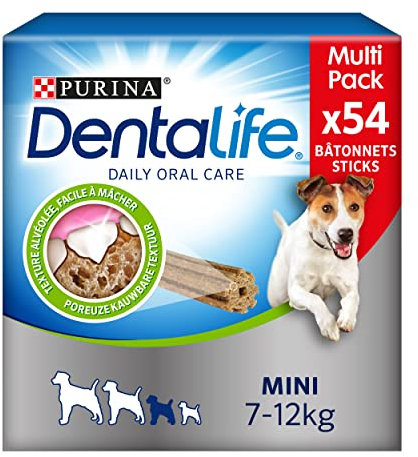 DENTALIFE Mini Multipack - 54 Kauknochen für kleine Hunde - 882 g - tägliche Mundhygiene