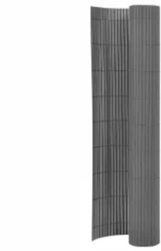 vidaXL Recinzione da Giardino a Doppio Lato 90x400 cm Grigio