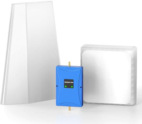 Amplificador Señal Movil Banda 8/20, 800/900MHz, Amplificador 4G GSM LTE 3G 2G Disponible para Todos los Operadores España en, Yoigo, Orange, Vodafone, para el Hogar/Zona Remota