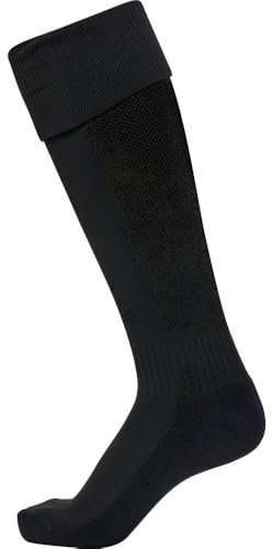 hummel Unisex Kinder Hmlessential Football Sock, BLACK/BLACK, 35-38 EU