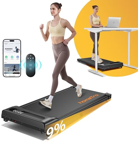 Cinta de Correr doméstica con 9% de inclinación, 3 Caballos de Potencia, Rango de Velocidad de 1 a 8 km/h, Equipada con Control Remoto silencioso y Pantalla LCD, 120 kg