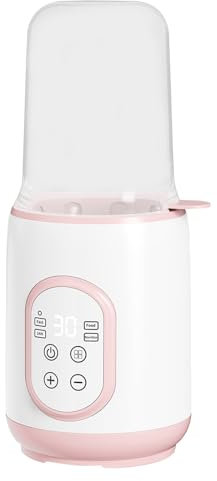 Chauffe Biberon, 8 en 1 Chauffe Biberon Nomade Électrique Sterilisation Biberon avec di Temporizzazione Contrôle de la Température Funzione Protection Contre la Surchauffe Chauffe Biberon Sans Fil