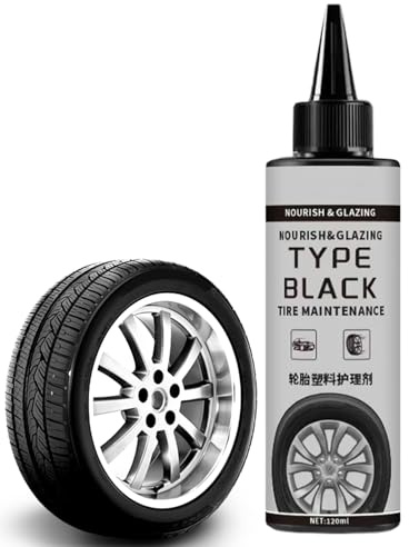 Spray Para Revestimiento De Neumáticos,Impermeable Y Previene Grietas | Spray Restaurador de Brillo para Neumáticos | Para Conductores Profesionales Y Principales Garaje Furgoneta Sedán