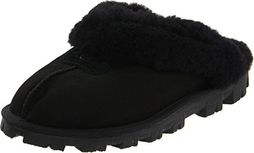 UGG Women's Coquette Slipper, Black, 8 UK