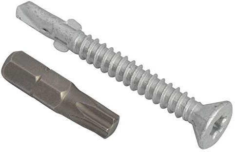 Forgefix VDTAZ012 TechFast Vis de toiture Bois à Acier Fixations Sac