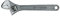 AB Tools 12 / 300mm Standard Adjustable Spanner Monkey Wrench Plumbers 0-33mm