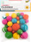 folia 5281 - Filzkugeln Holi Festival, 25 Kugeln aus 100 % Merinowolle, sortiert in 5 verschiedenen Farben und 3 Größen, ideal für Mobiles, Girlanden, uvm.