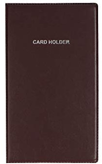 TTO Visitenkartenbuch PP 240 Karten, Braun