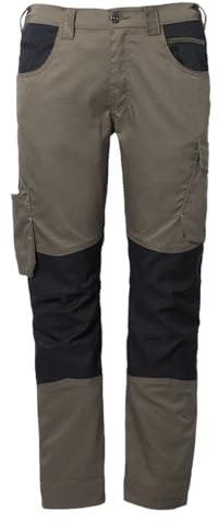 FORSBERG Ativa Arbeitshose Full-Stretch, robuste Bundhose mit DuraMotion® Stretch, Farbe:Oliv/schwarz, Größe:52