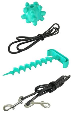 Milisten Outdoor Hund Spielzeug Seile für Hunde Robuste Kabel Stake Haustier Hund Kauen-Lasting