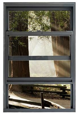 Ventanas Aluminio Ventanas de Repuesto para Casas Antiguas, Ventanas Corredizas Impermeables para Cocinas y Dormitorios, Contraventanas para Restaurantes de Comida Rápida, Cafeterías y Negocios(Gray,1