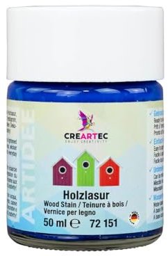 Lasure pour bois bleu foncé 50 ml