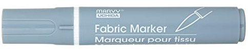 UCHIDA 722-C-37 Marvy Fabric Brush Point Marker, Gray