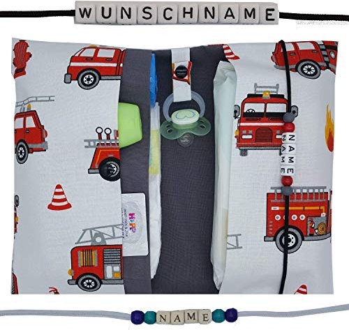 Große Windeltasche XXL mit Name Wickeltasche