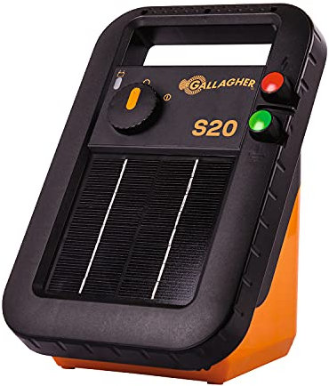Gallagher S20 solar fence energiser incl. battery (6 V - 4 Ah)