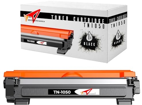 vidoelettronica® Tonerkompatibla med Brother TN-1050 TN-1000 för Brother HL-1210W HL-1212W HL-1110 HL-1112 DCP-1510 DCP-1512 DCP-1610W DCP-1612W MFC-1810 MFC-1910W (1)