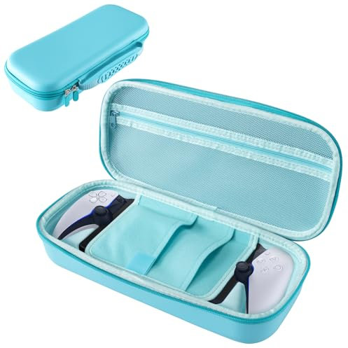 CoBak Carry Case for PlayStation Portal | Handheld Hard Shell for PS5 Console Hold Accessories and Travel and Storage Protection for Headset Charger Headset & More, Green