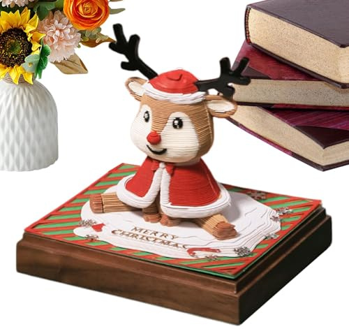 EUBEISAQI Calendario de piezas de tiempo, planificador de notas con diseño de, calendario de Navidad 2026, para profesores, escuela, aula, escritorio, entrenamiento