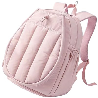Mochila de tenis aislada – Gran acolchado ventilado, soporte para mujeres Pickleball, bolsas para equipo de zapatos, bádminton, gimnasio, entrenamiento, viajes, al aire libre, interior, estadio