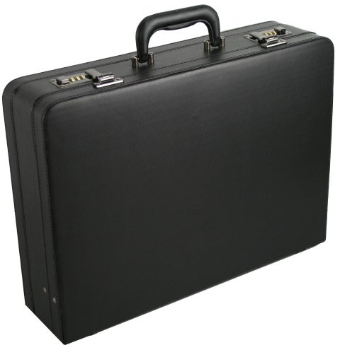 D & N Lederwaren Aktenkoffer - schwarz