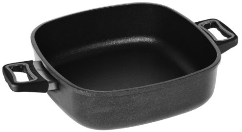 Wesco 345524-62 Eckpfanne mit Seitengriffe 24 x 24 cm, Höhe: 7 cm